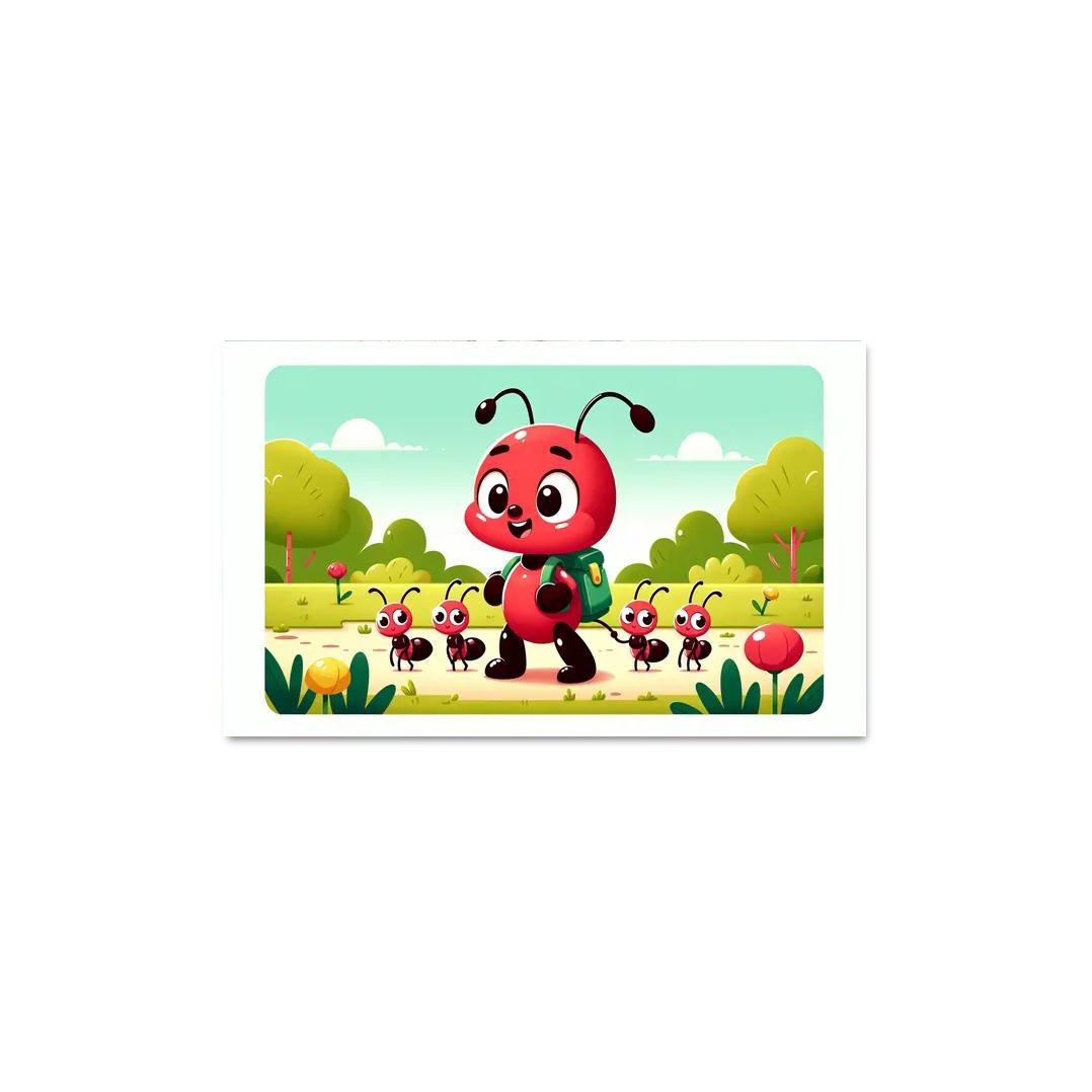 Adventurous Ant - Team Spirit Framed Paintings