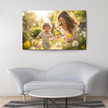 Sunlit Moments Embracing Daylight With Love Custom Paintings Frame