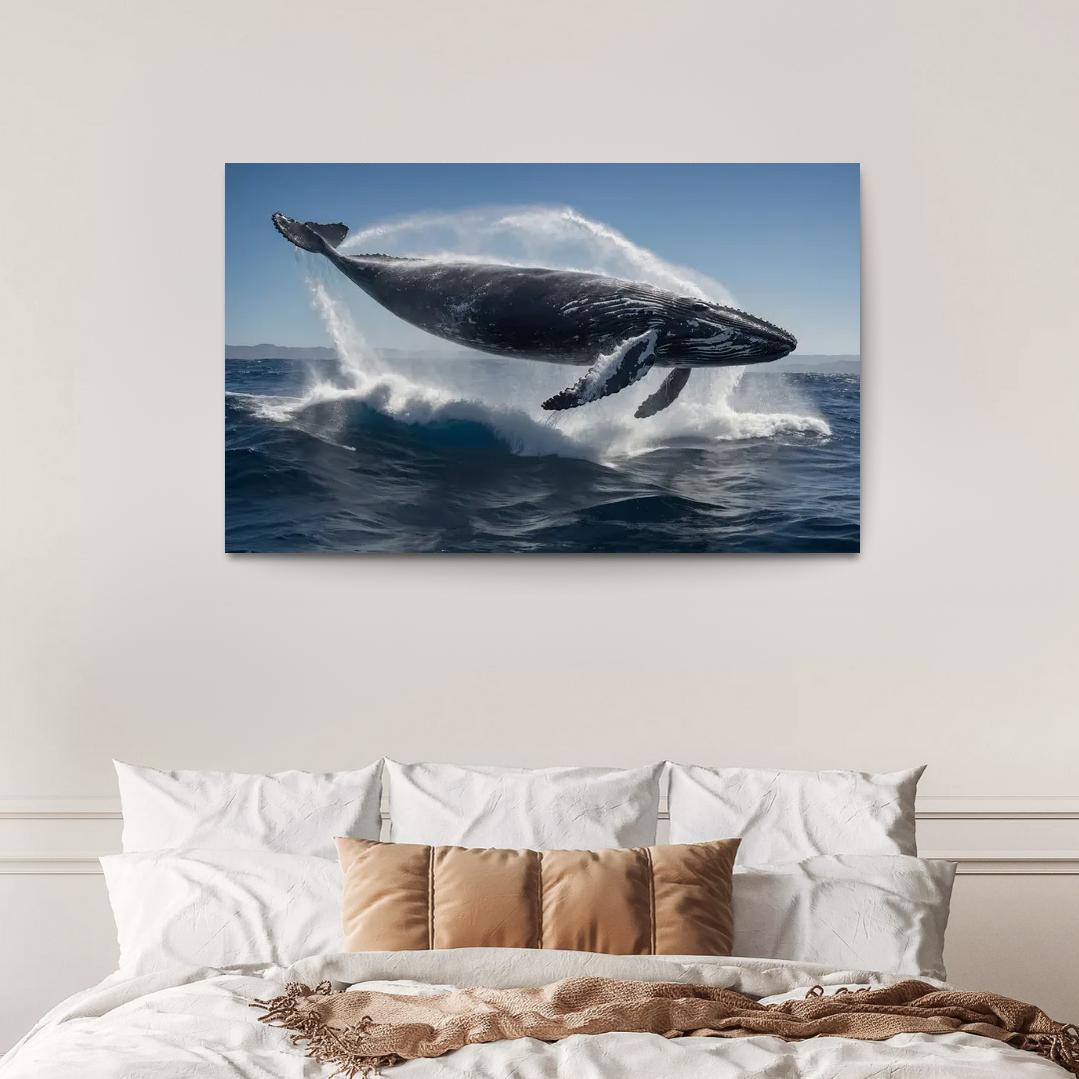 The Graceful Humpback Whale Multi-panel Paintings