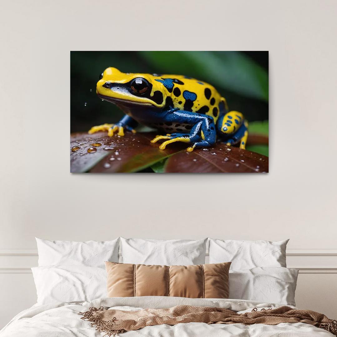 The Colorful Poison Dart Frog Jewel Of The Tropics Modern Paintings Frame