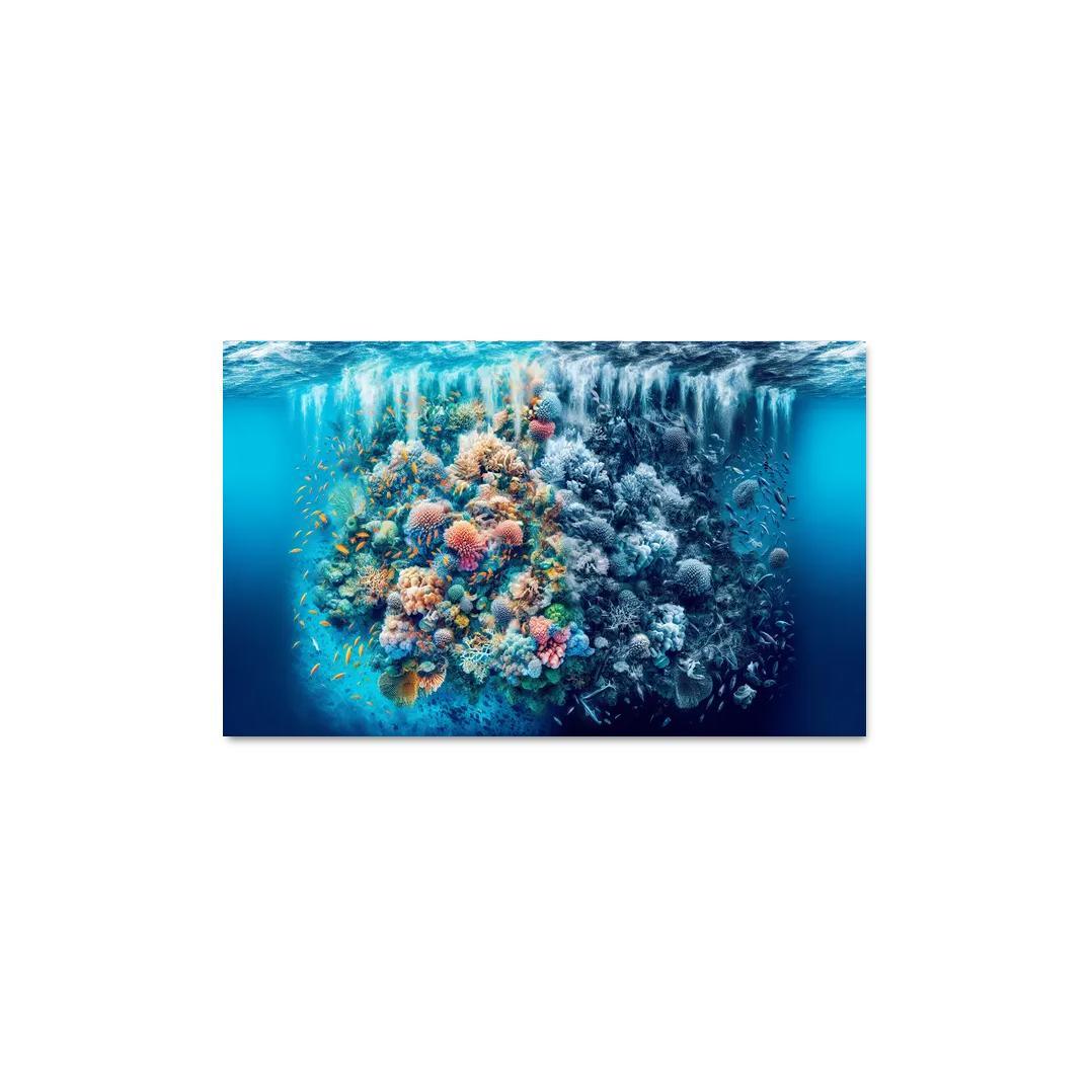 Ocean's Cry A Call To Protect Marine Life Custom Paintings Frame