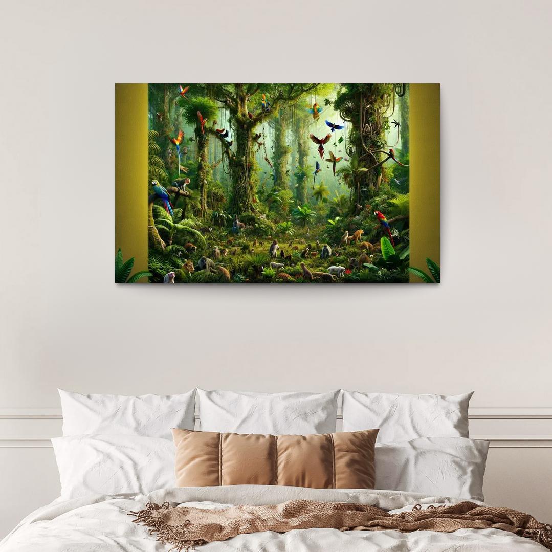 Nature's Voices Advocating For Biodiversity Custom Paintings Frame