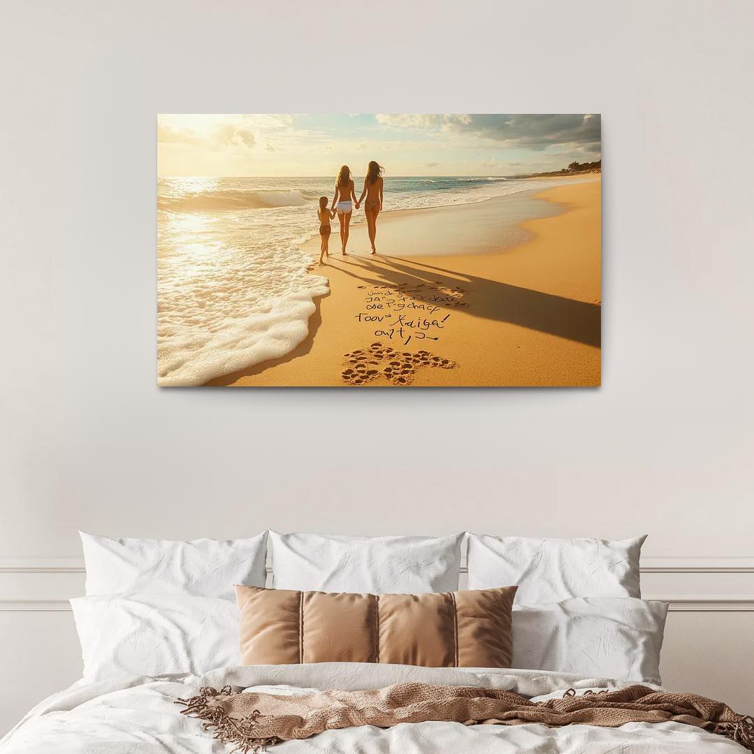 Footprints In The Sand A Mothers Journey One-piece Frames