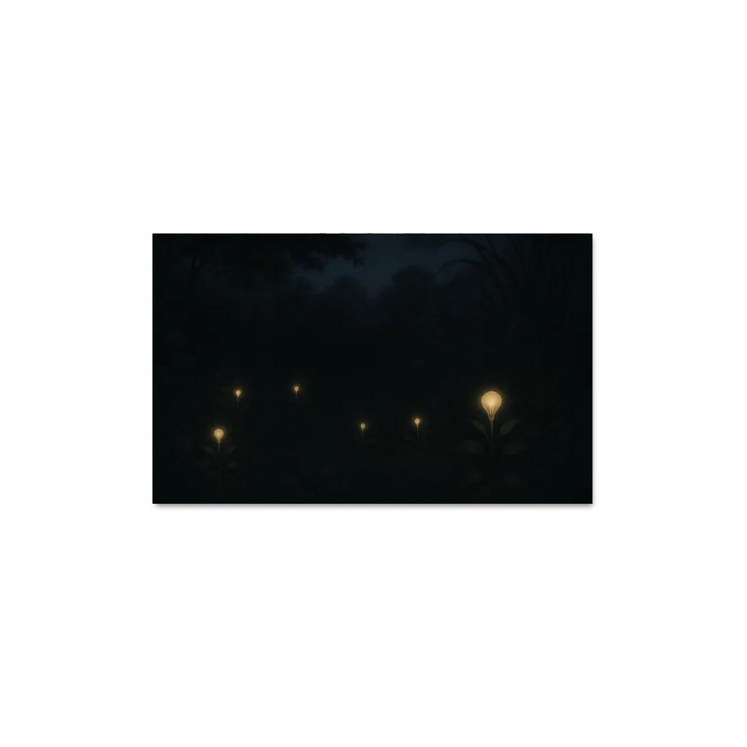 Garden Of Eclipsed Thoughts Oil Paintings Frame