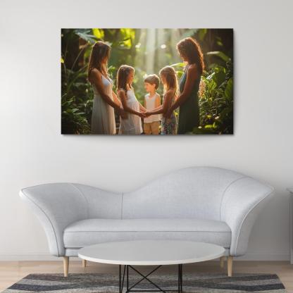 An Unbroken Circle A Mothers Enduring Love Canvas Paintings Frame