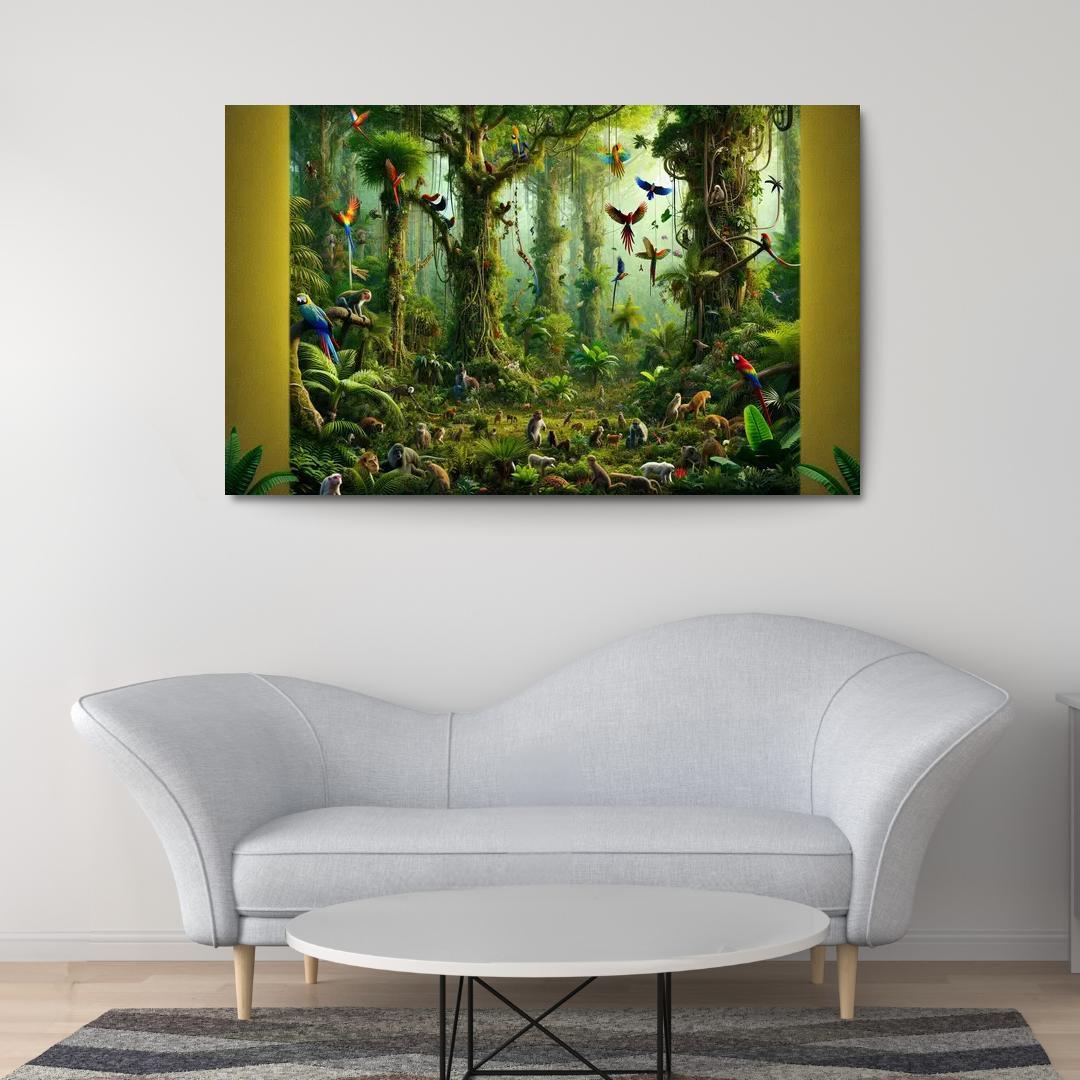 Nature's Voices Advocating For Biodiversity Custom Paintings Frame