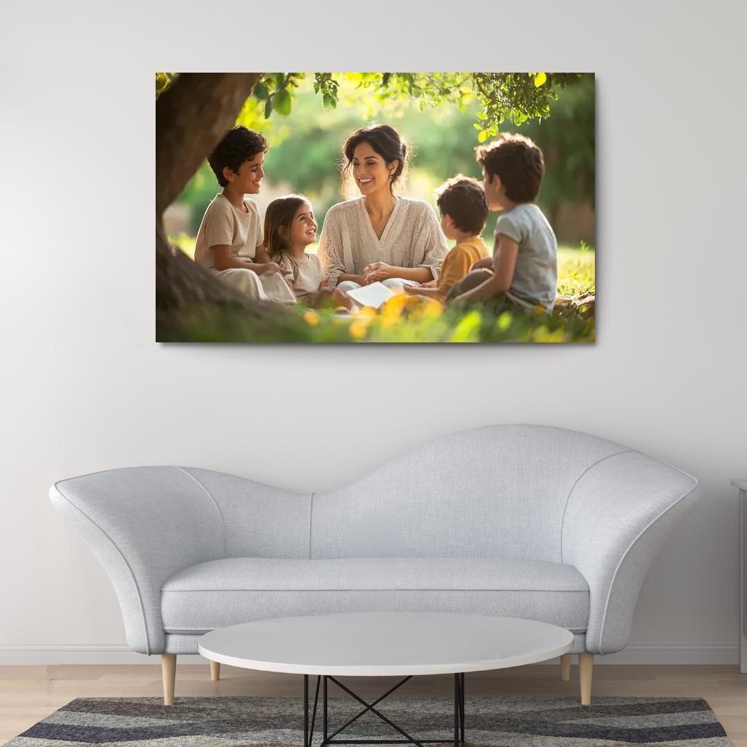 Stories Of Strength A Mothers Journey Canvas Paintings Frame