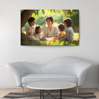 Stories Of Strength A Mothers Journey Canvas Paintings Frame
