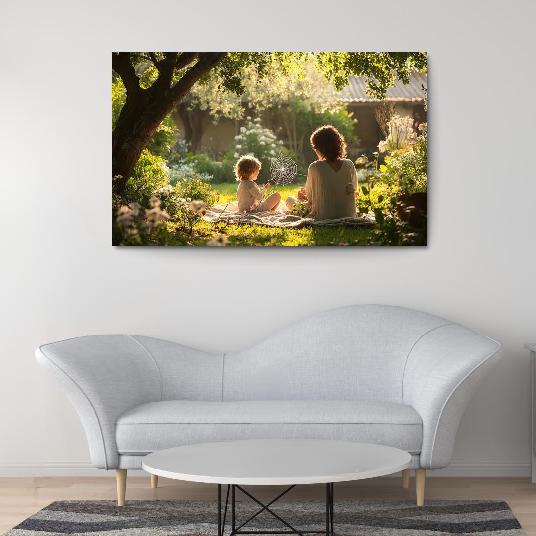 The Web Of Love A Mothers Protective Embrace One-piece Frames