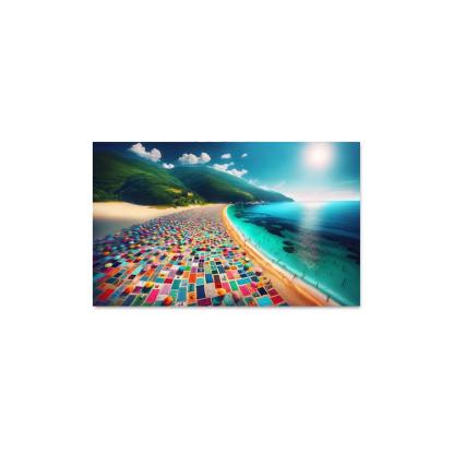 Emerald Isle A Slice Of Paradise Custom Paintings Frame