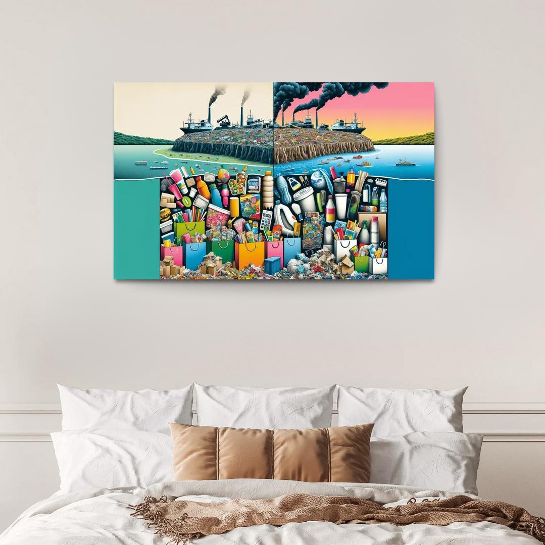 The Cost Of Convenience Visualizing Consumerism's Impact Art Trends