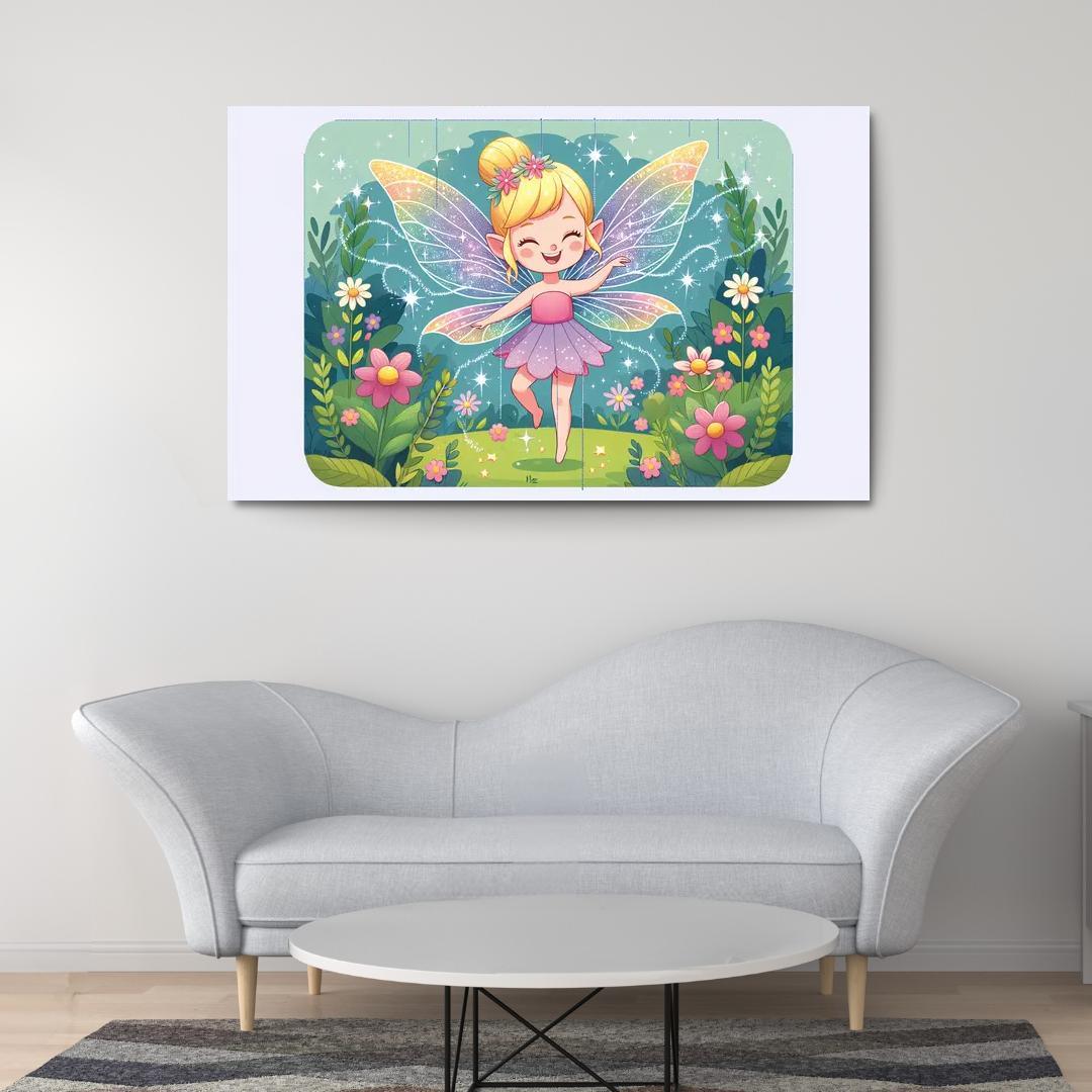 Fun Fairy - Magical Friend Framed Paintings