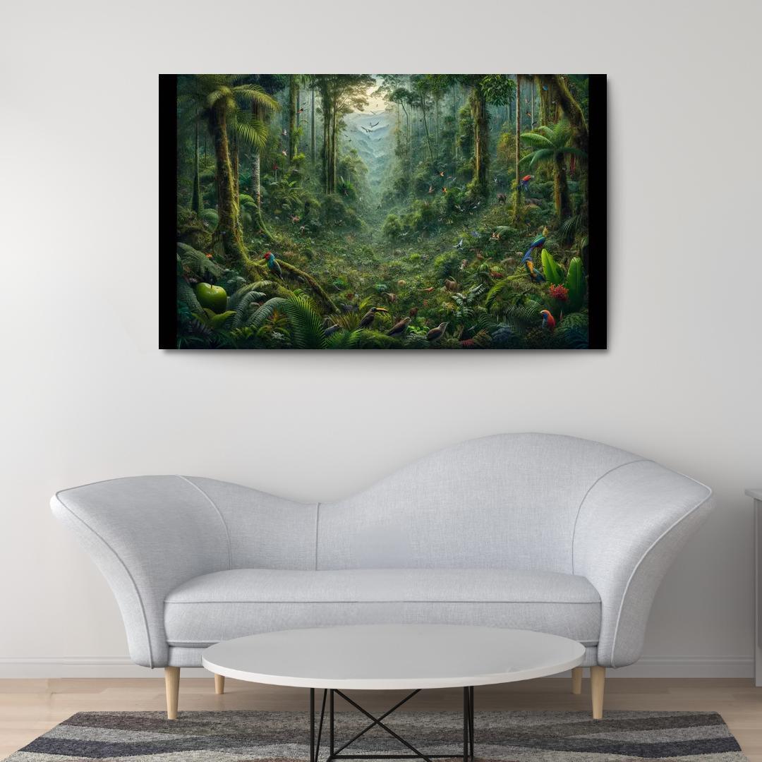 Nature's Call Celebrating Biodiversity through Art 1 Piece HD Canvas Wall Art-Original Frame