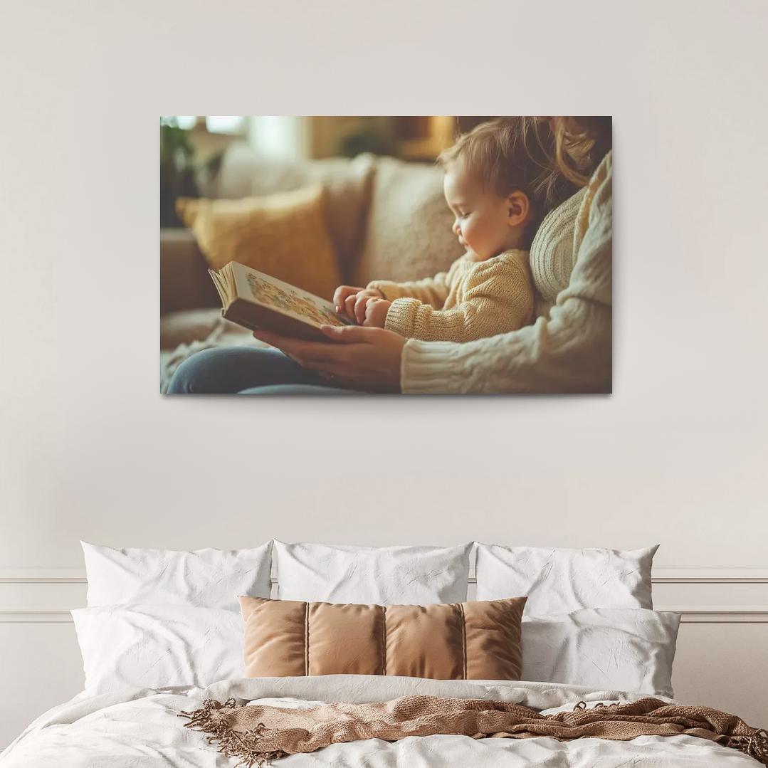 The Nurturing Touch A Mothers Loving Hands Canvas Paintings Frame