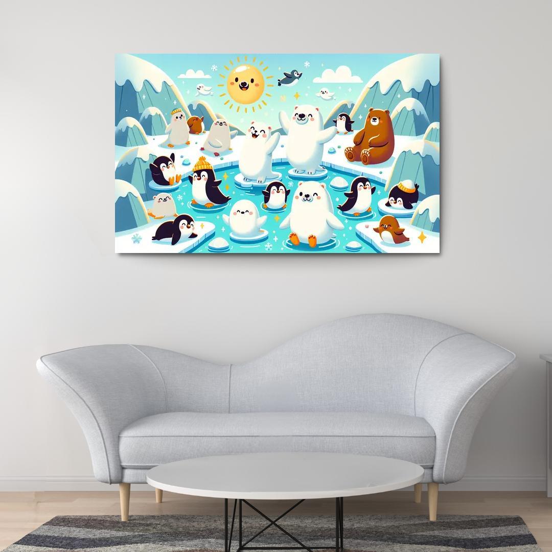 Adventurous Arctic Animals Premium Artwork Frames