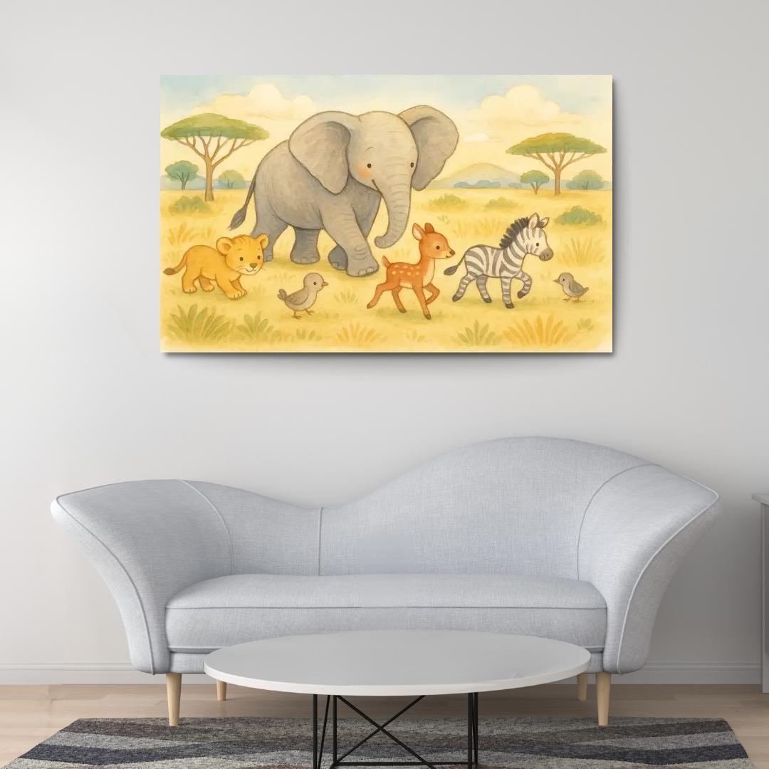 Gentle Giant Elephant Quest Premium Artwork Frames