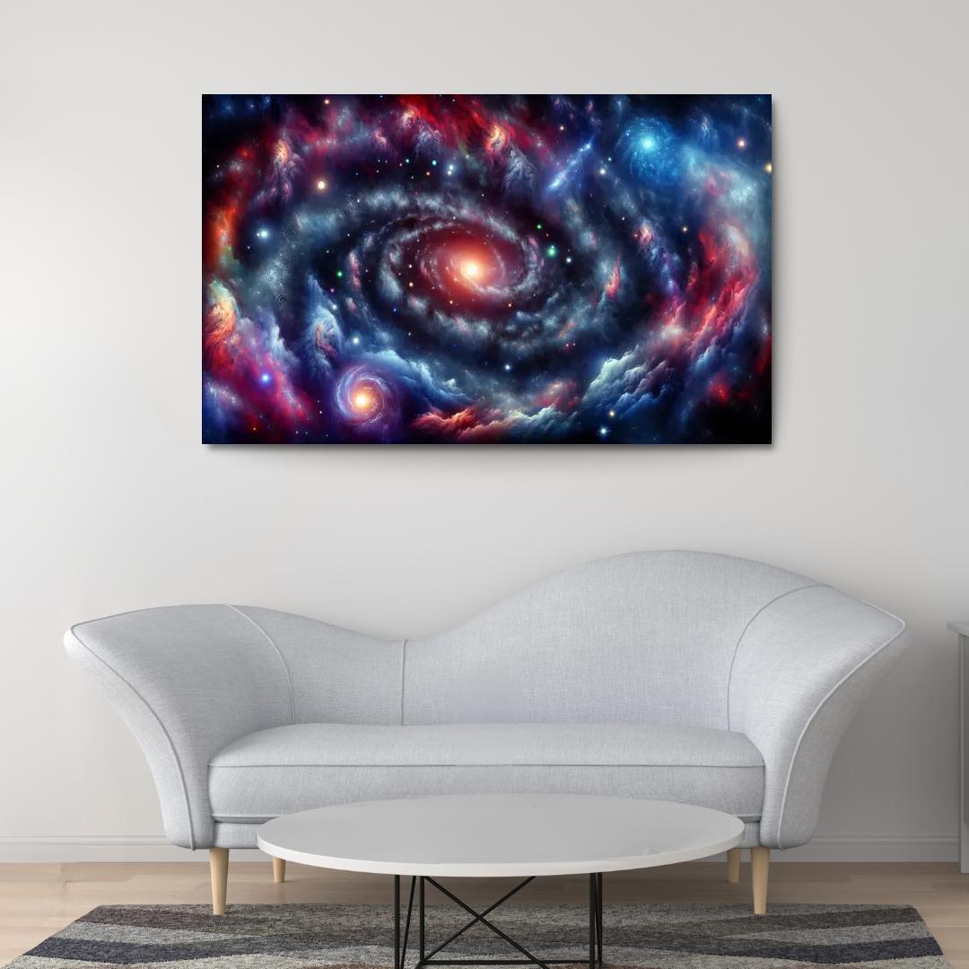 The Enigma Of Dark Energy Abstract Paintings Frame