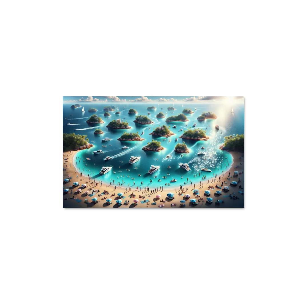 Island Hopping Adventure Premium Artwork Frames