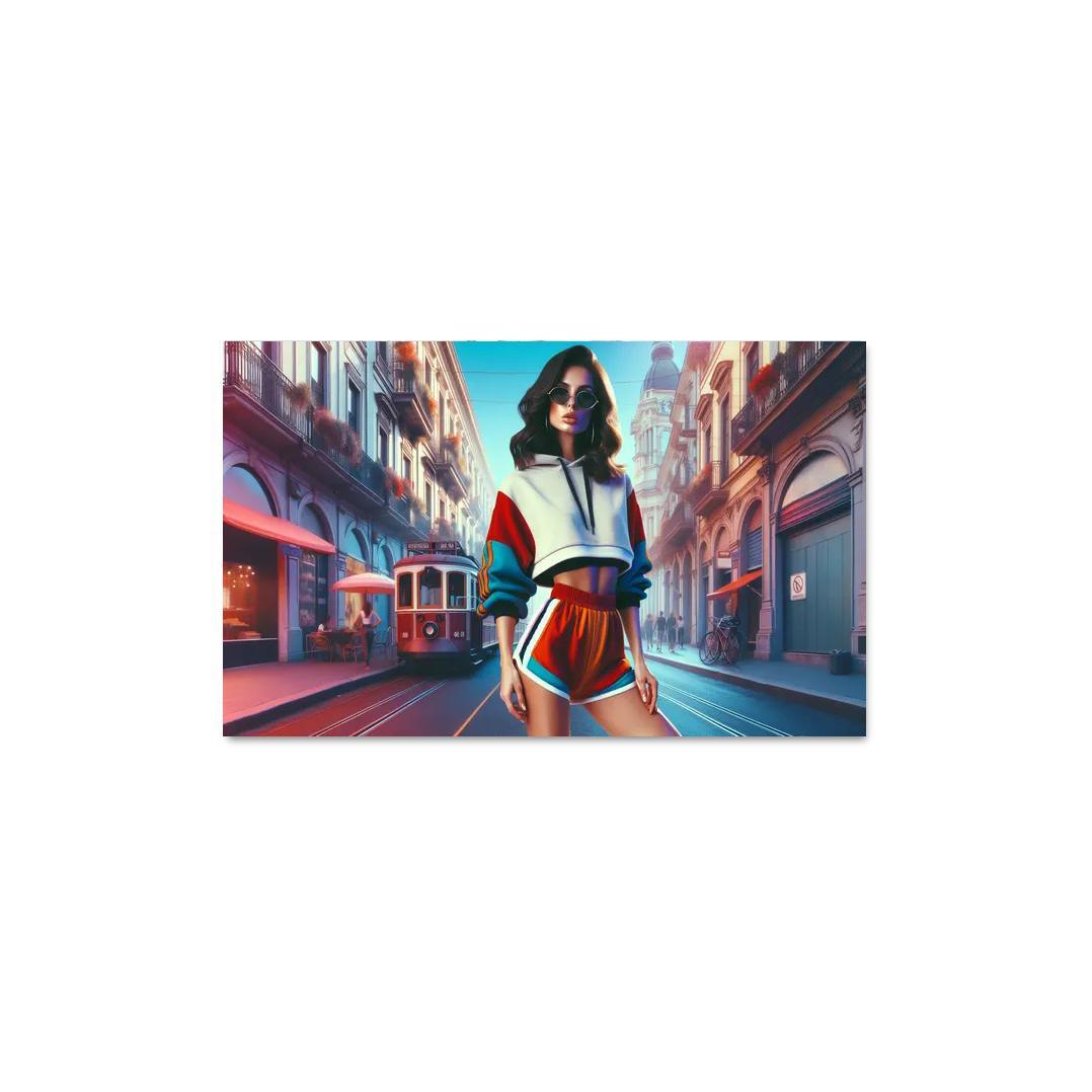 Retro Sport Vintage Athletic Wear Multi-panel Paintings