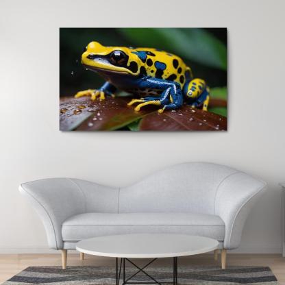 The Colorful Poison Dart Frog Jewel Of The Tropics Modern Paintings Frame