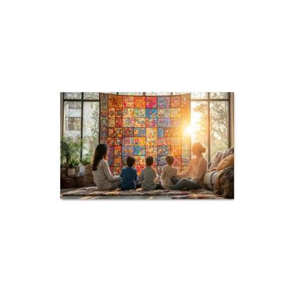 Woven Hearts The Tapestry Of Togetherness Custom Paintings Frame