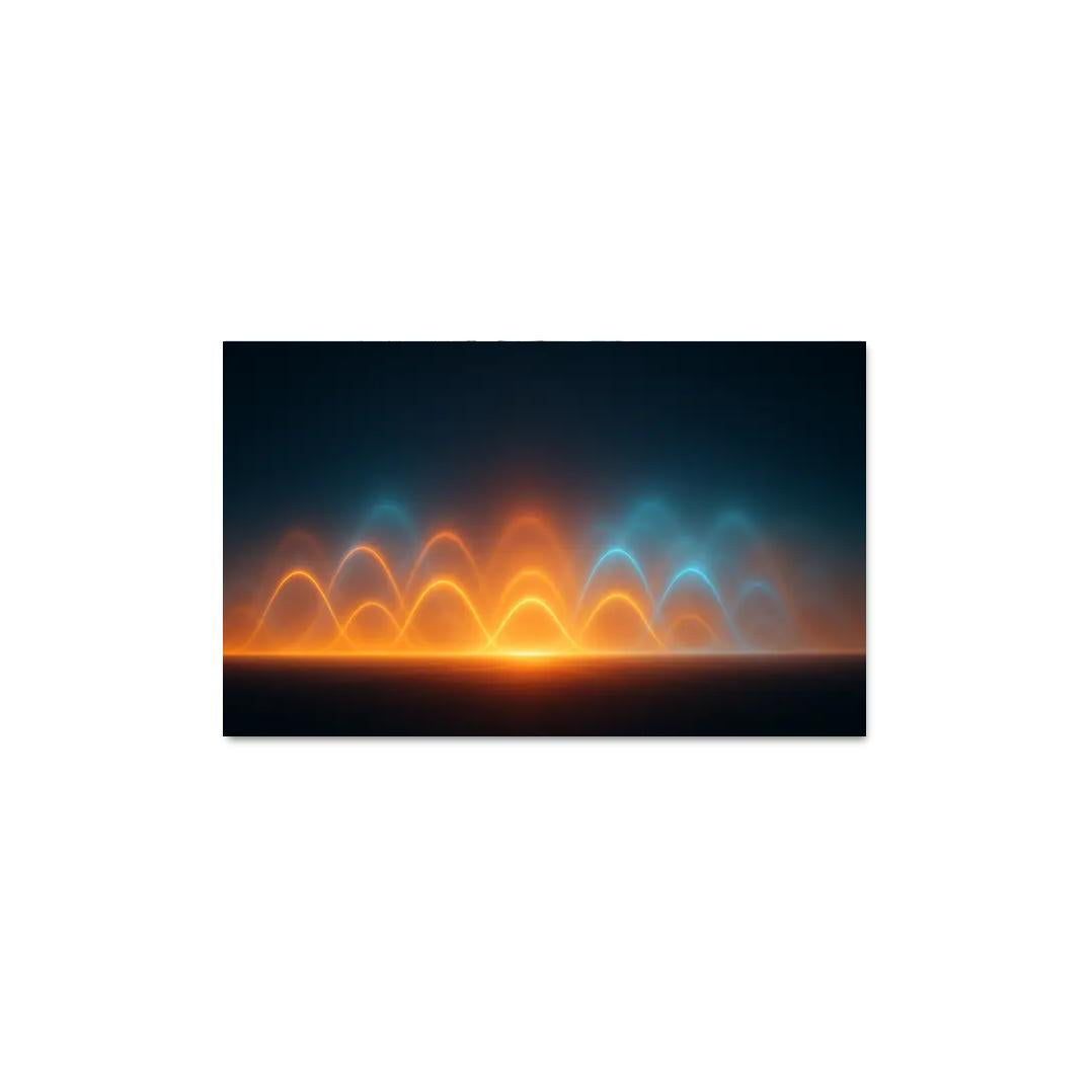 Pulse Of Transient Horizons Oil Paintings Frame