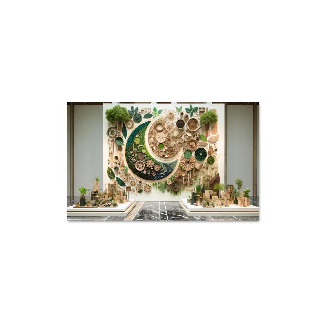 Nature's Art The Beauty Of Sustainable Practices Multi-panel Paintings