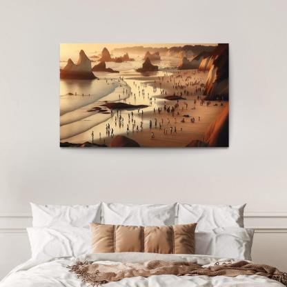 Wanderlust Beach Path Of Discovery Multi-panel Paintings