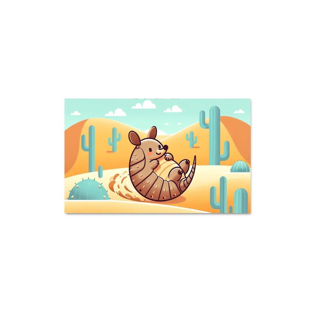 Adventurous Armadillo Modern Paintings Frame