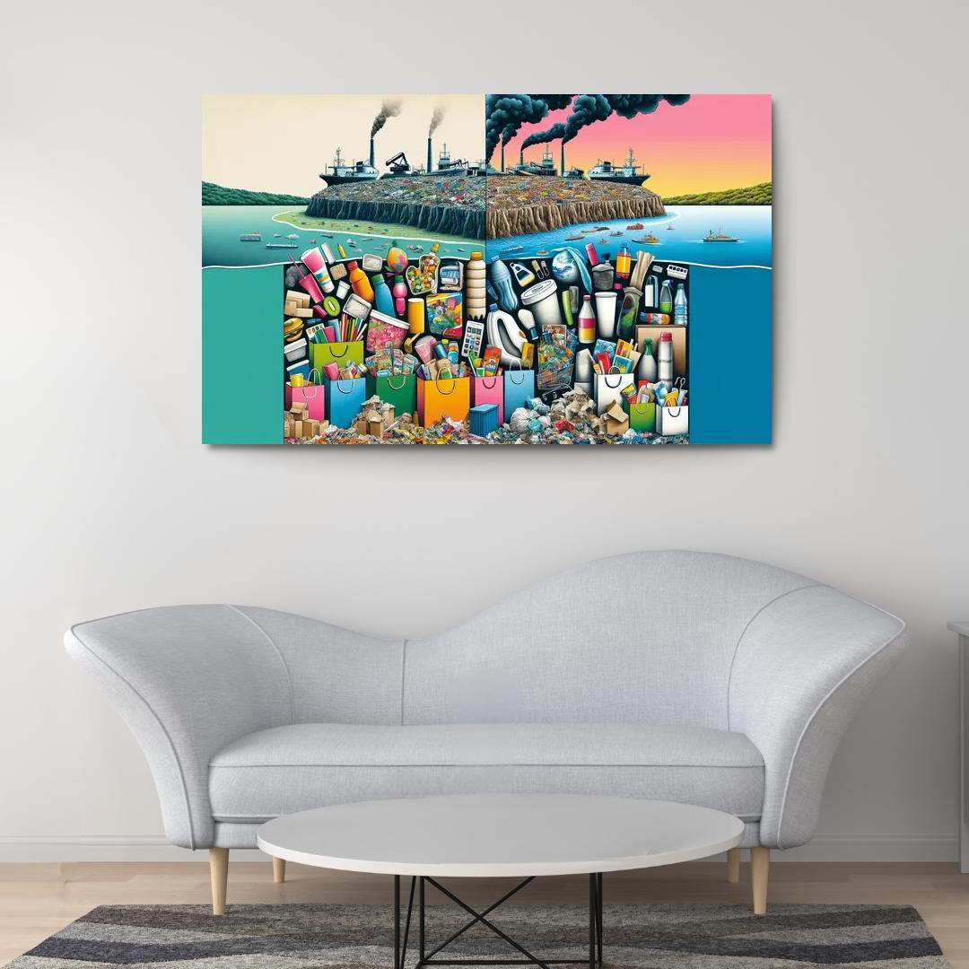 The Cost Of Convenience Visualizing Consumerism's Impact Art Trends