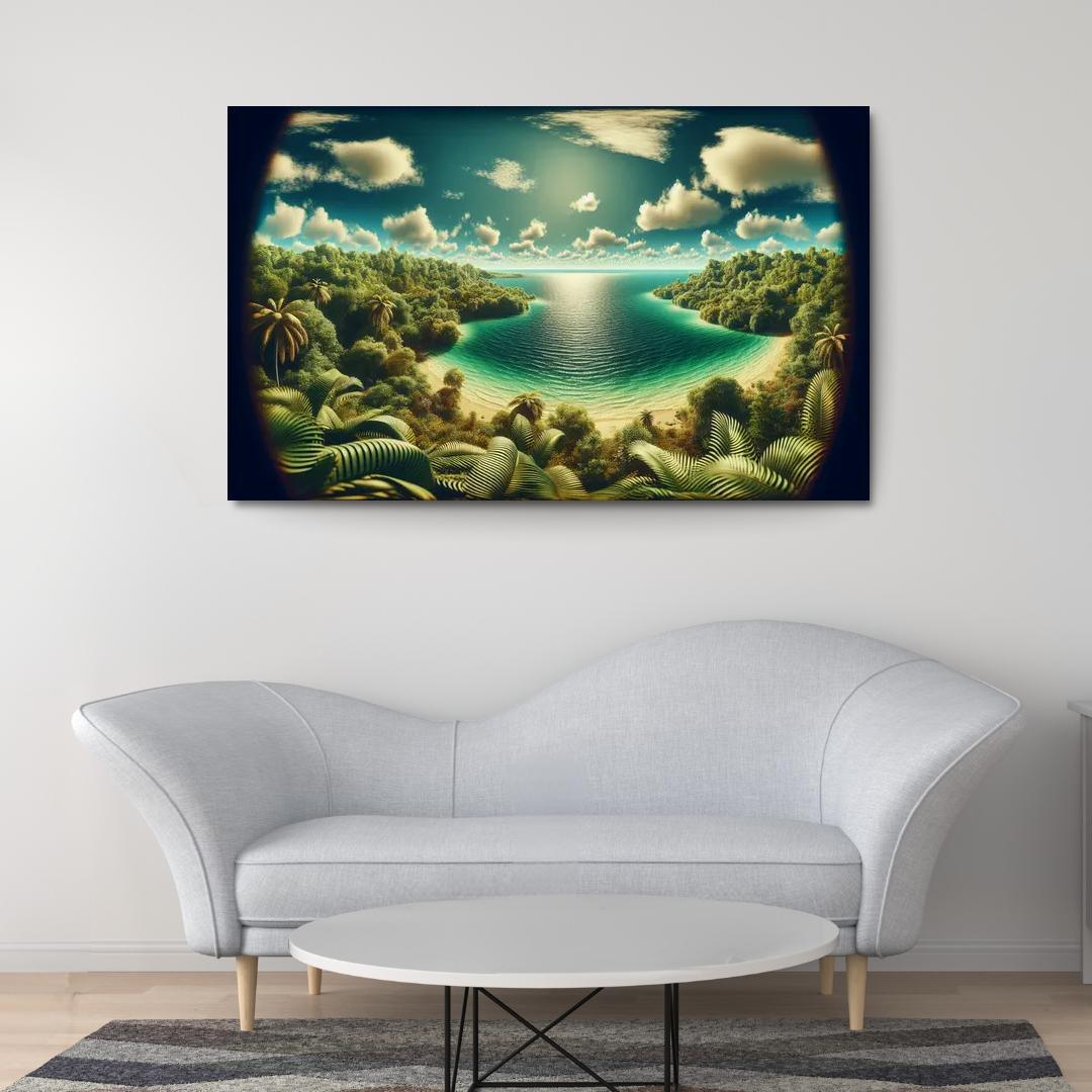 Hidden Lagoon Natural Hot Springs Premium Artwork Frames