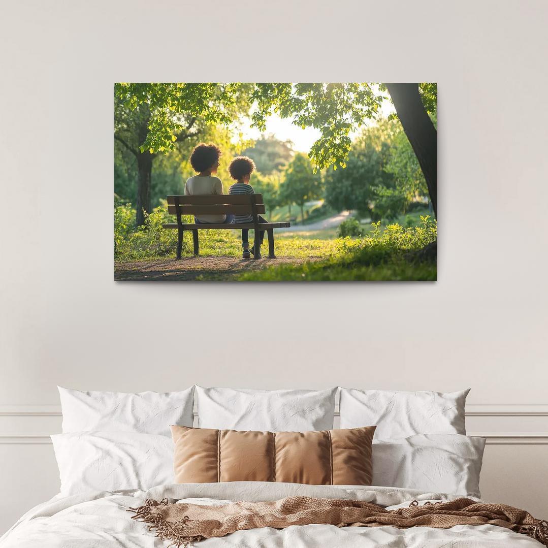 Embracing Change A Mothers Strength In Transition Canvas Paintings Frame