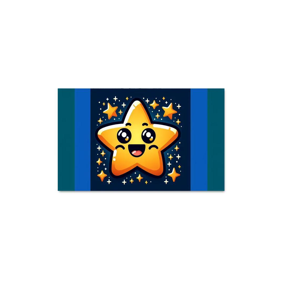 Sparkly Star - Nighttime Magic Framed Paintings