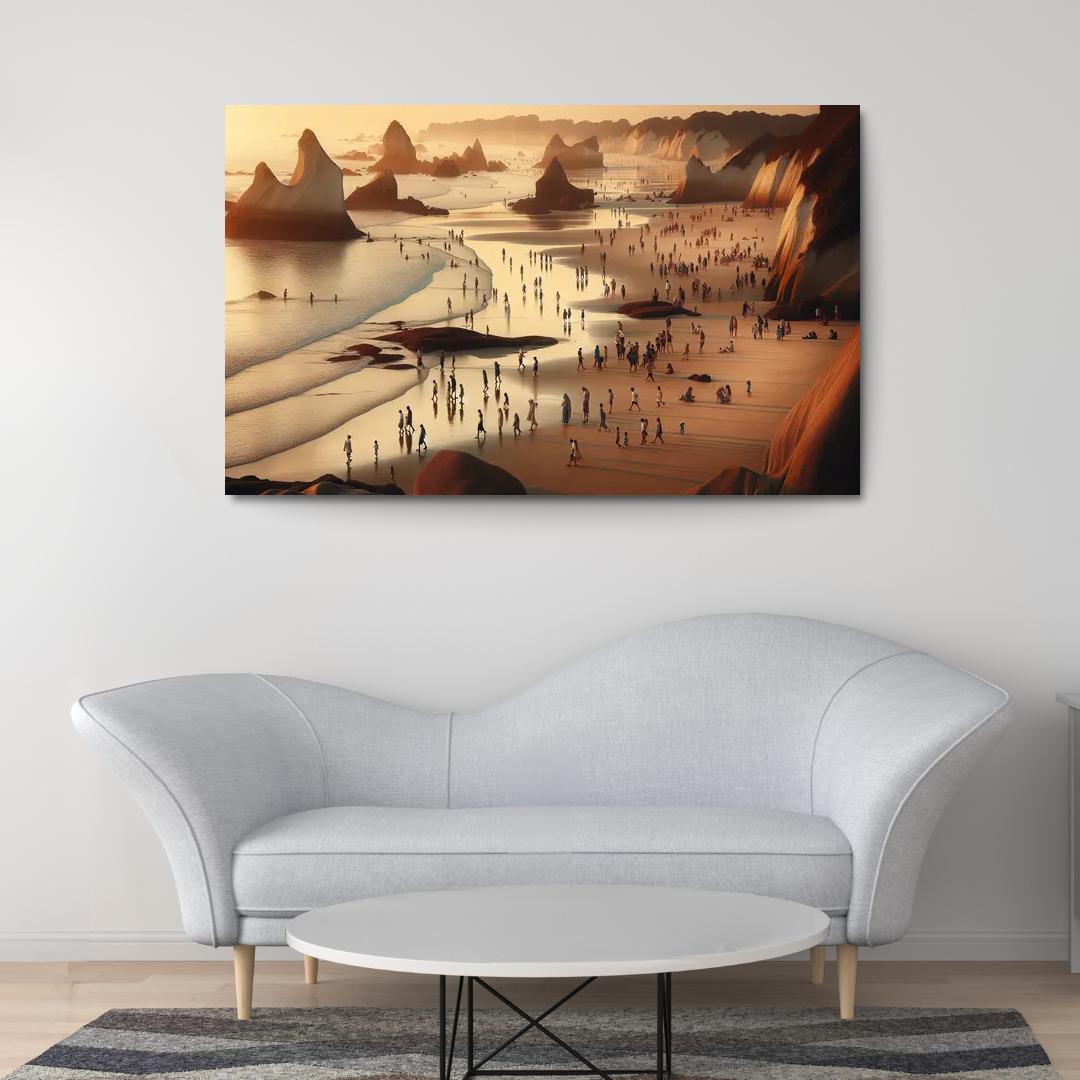 Wanderlust Beach Path Of Discovery Multi-panel Paintings