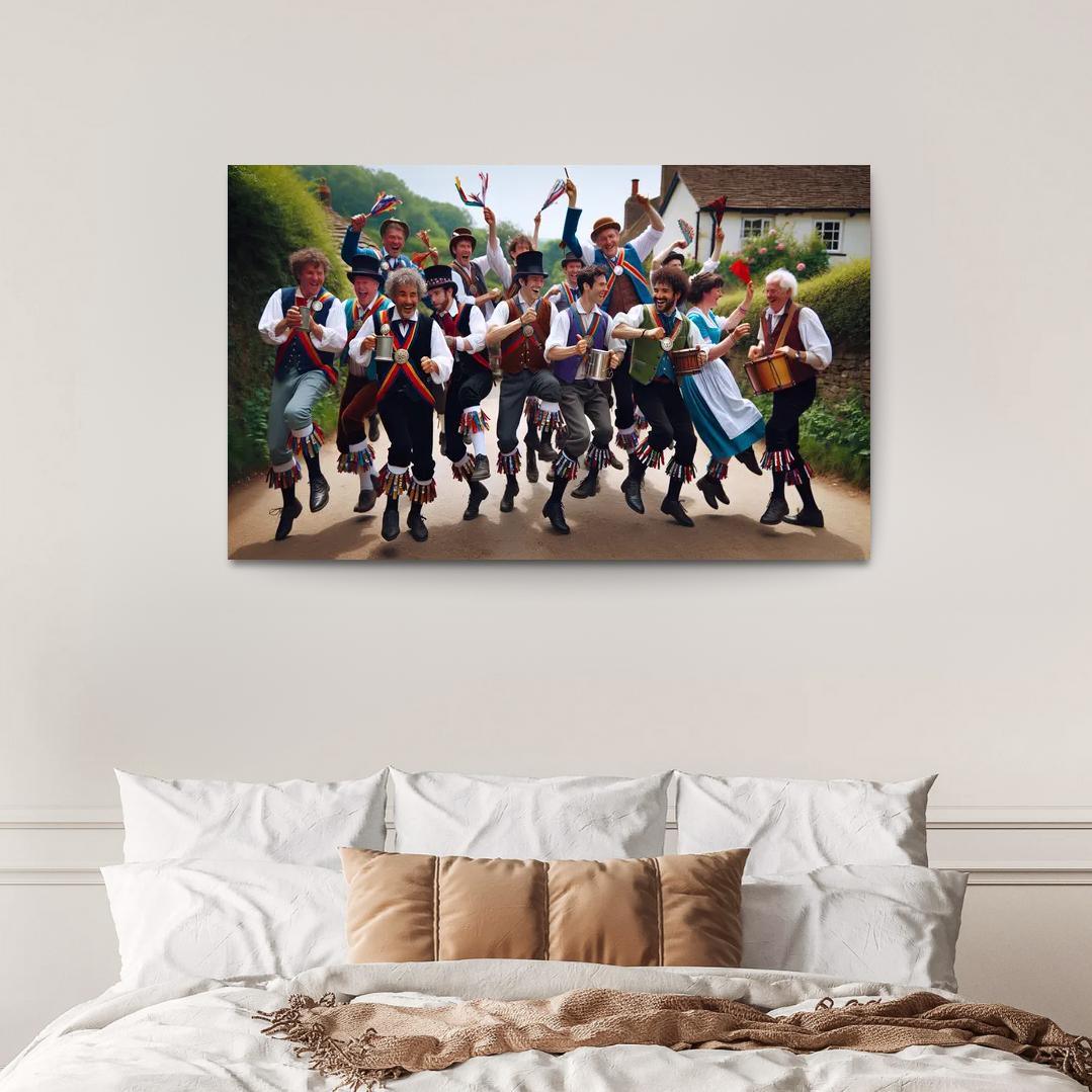 Morris Dance The Folk Tradition Of England Modern Paintings Frame