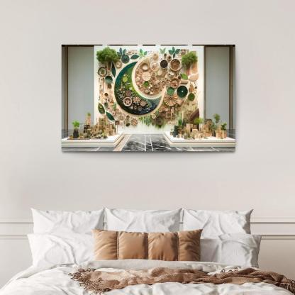Nature's Art The Beauty Of Sustainable Practices Multi-panel Paintings