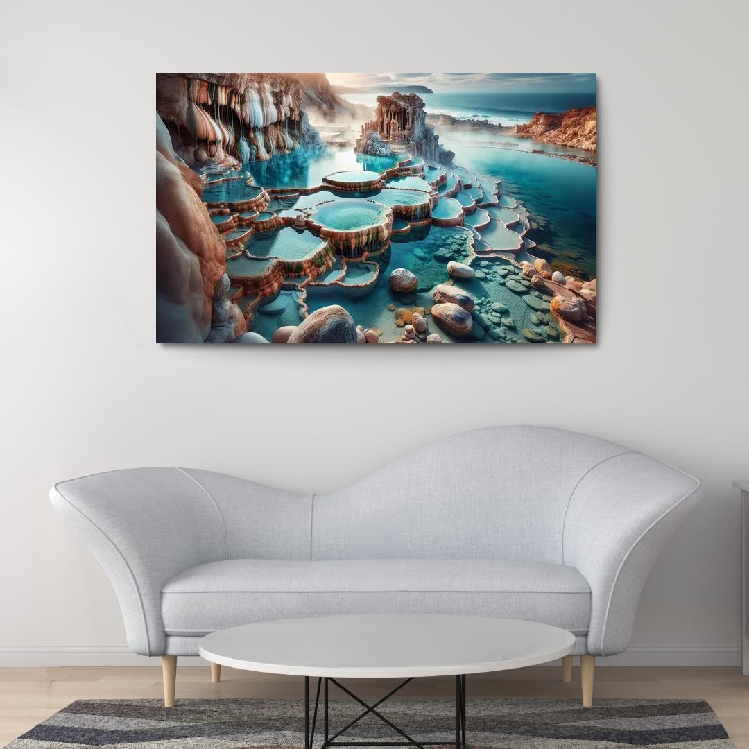 Blue Lagoon Natural Thermal Springs Premium Artwork Frames
