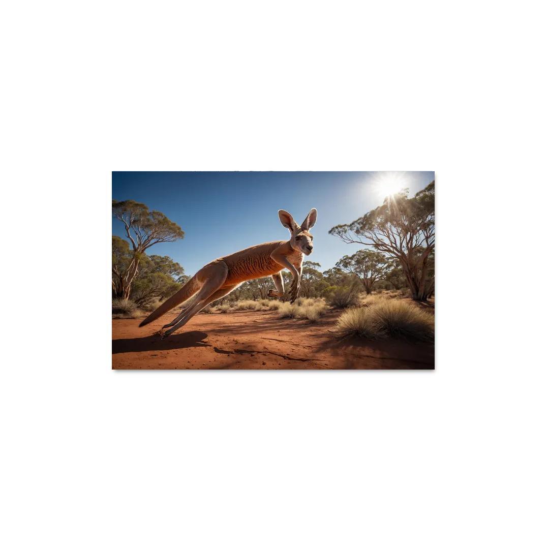 The Enigmatic Red Kangaroo Multi-panel Paintings
