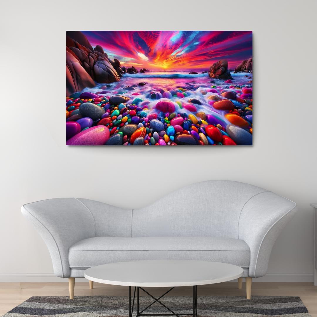 Cove Of Colors A Photographer's Paradise Custom Paintings Frame