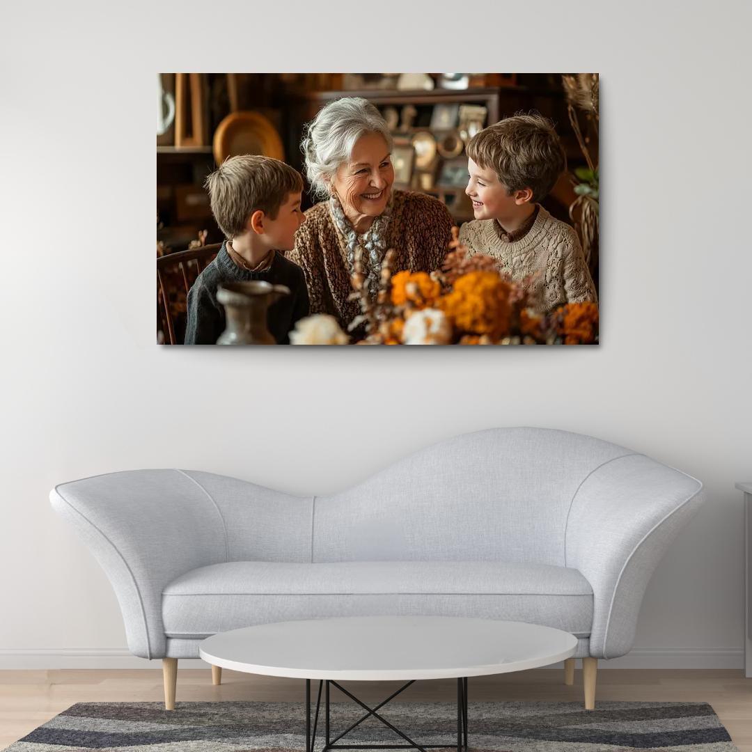 Timeless Bonds A Mothers Enduring Legacy Canvas Paintings Frame