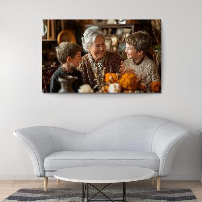 Timeless Bonds A Mothers Enduring Legacy Canvas Paintings Frame