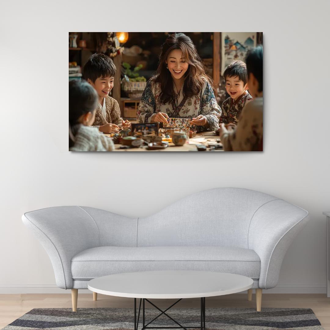 Unbreakable Bonds A Mothers Love Modern Paintings Frame