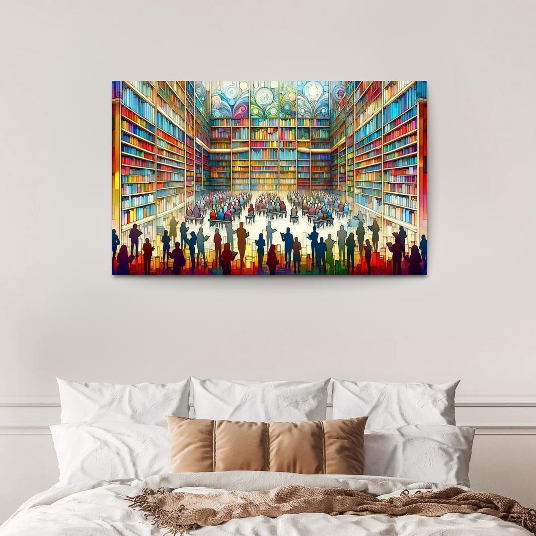 Words Unseen The Impact Of Literacy And Education Multi-panel Paintings