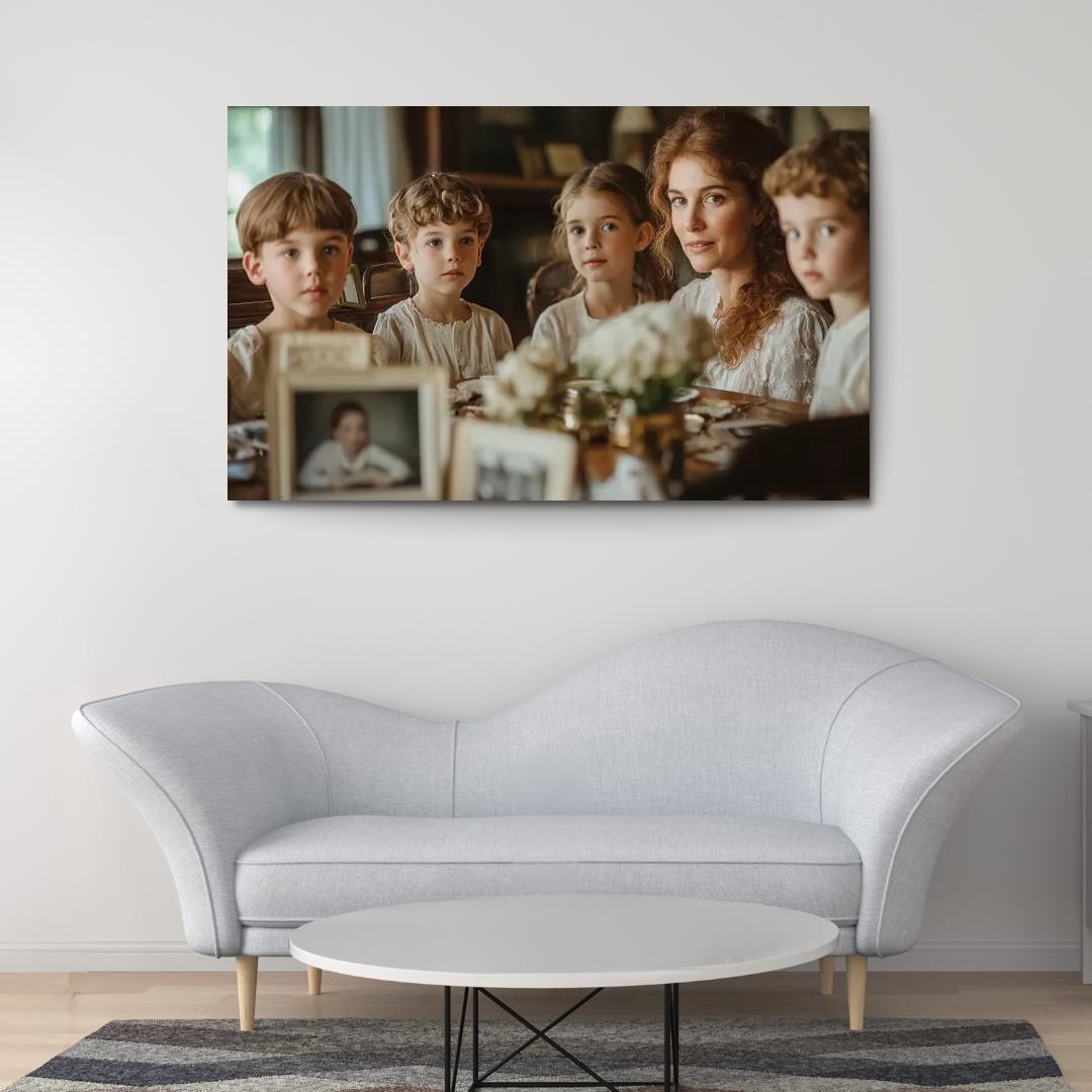 Echoes Of The Past A Mothers Legacy Custom Paintings Frame