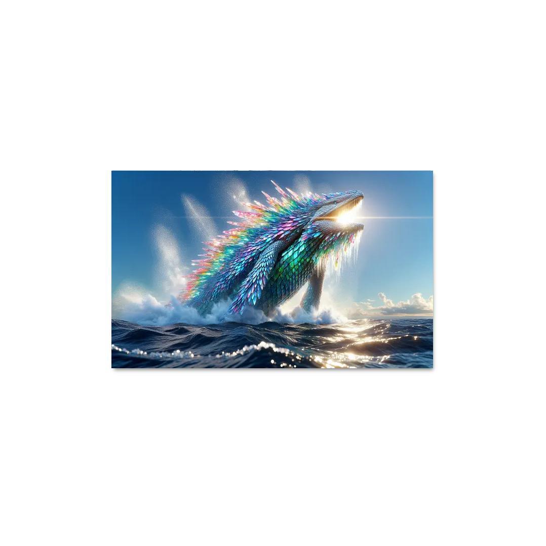 The Crystal Leviathan 1 Piece HD Canvas Wall Art-Original Frame
