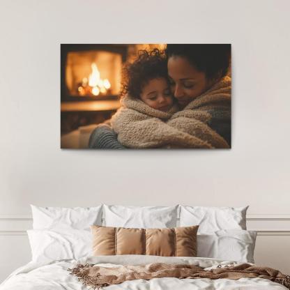 Cocooned In Love A Mothers Warmth Custom Paintings Frame