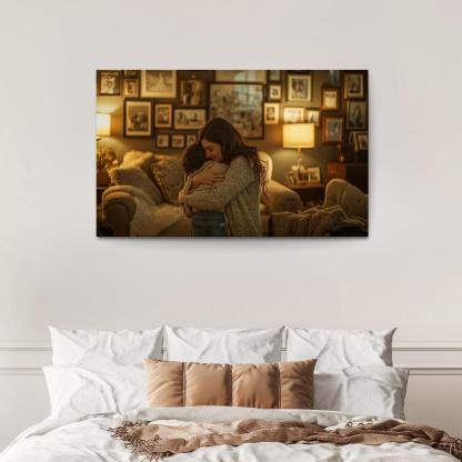 A Mothers Embrace The Heart Of Home Canvas Paintings Frame