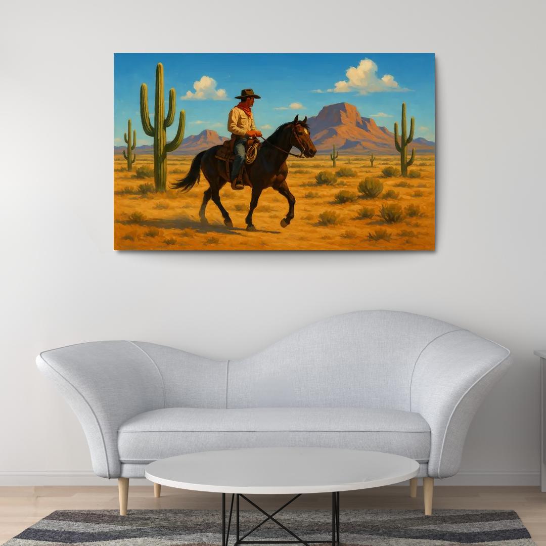 Wild West Adventure - Frontier Exploration Framed Paintings
