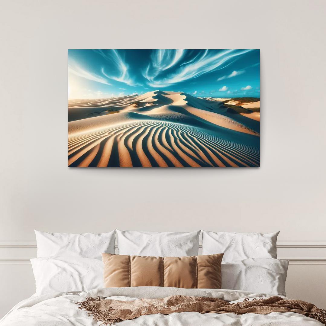Sunlit Dunes Windswept Beauty Multi-panel Paintings