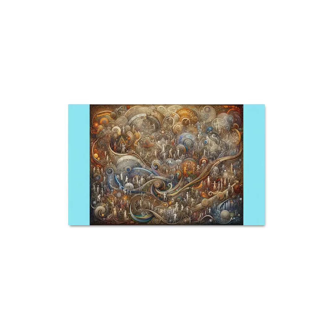 Interwoven Stories of Existence 1 Piece HD Canvas Wall Art-Original Frame